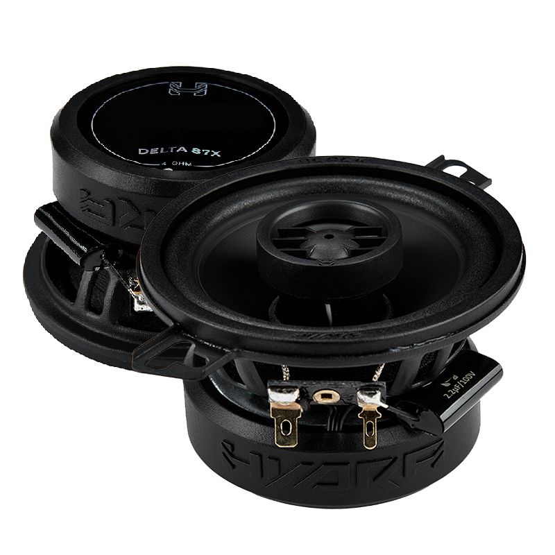 Акустика коаксиальная Black Hydra Delta 87X. 10 см (4 дюйм.), Мощность динамиков 60 Вт (номинальная), 120 Вт (максимальная).