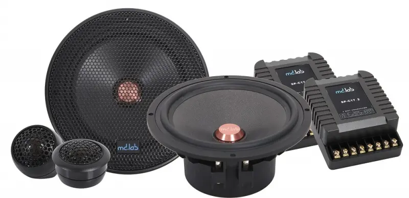 Акустика компонентная MD.Lab SP-C17.2. 16.5 см (6.5 дюйм.), Мощность динамиков 90 Вт (номинальная).