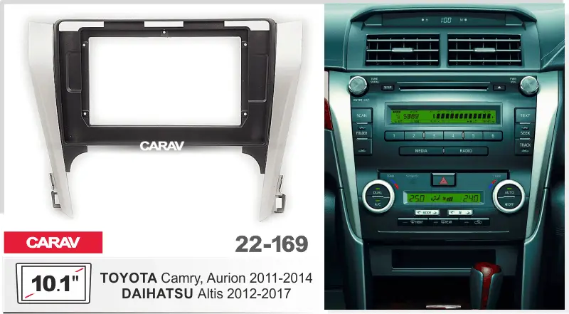 CARAV 22-169 - TOYOTA Camry, Aurion 2011-14 (10.1")