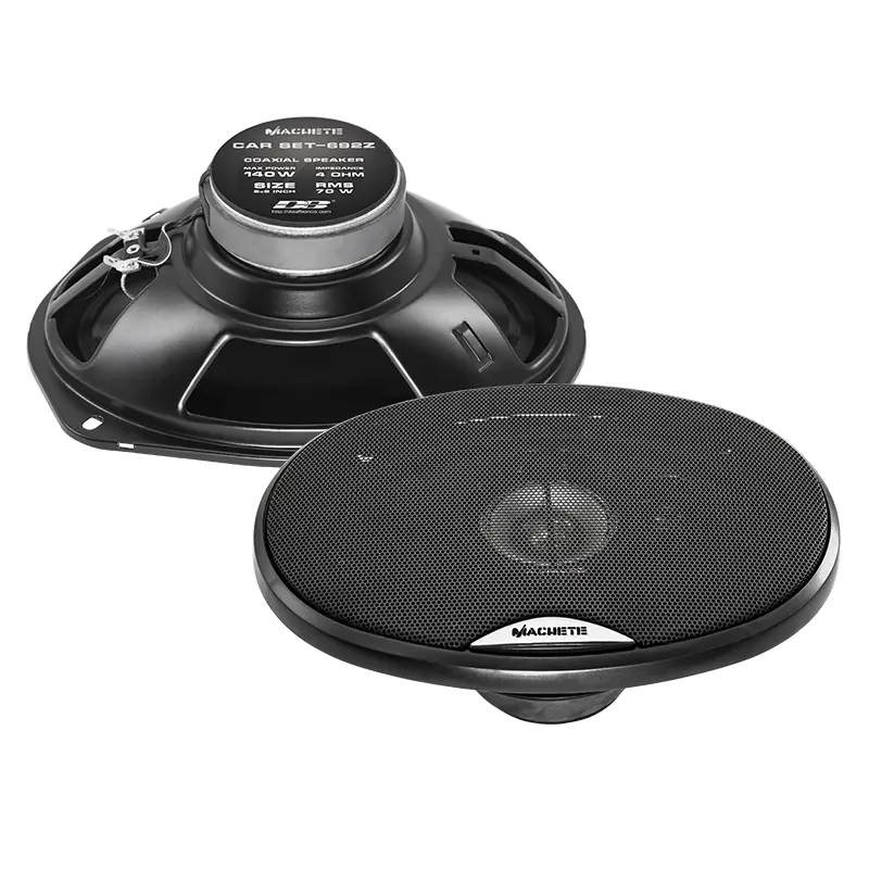 Акустика коаксиальная Deaf Bonce Machete CARSET 692Z. овальный 15x23 см (6x9 дюйм.), Мощность динамиков 70 Вт (номинальная), 140 Вт (максимальная).