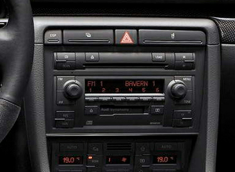 Incar RAU-FC206 - Переходная рамка AUDI A4 (B6) 2000-2006, A4 (B7) 2004-2009 (9")