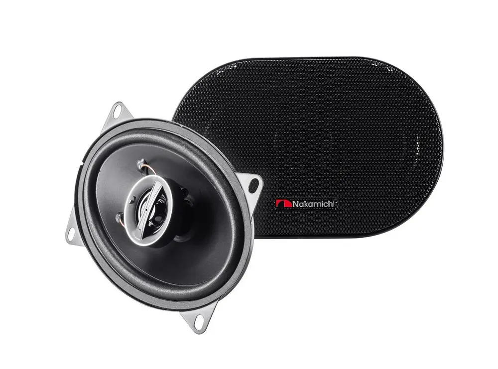 Акустика коаксиальная Nakamichi NSE-4618. овальный 10x16 см (4x6 дюйм.), Мощность динамиков 20 Вт (номинальная), 150 Вт (максимальная).