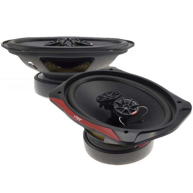 Акустика VIBE SLICK 693-V7 - купить в Авто-сила Акустика коаксиальная VIBE SLICK 693-V7. овальный 15x23 см (6x9 дюйм.), Мощность динамиков 160 Вт (номинальная), 480 Вт (максимальная).