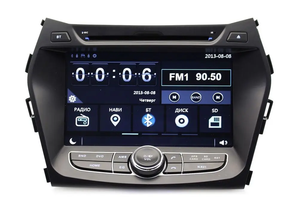 Штатная магнитола Hyundai Santa Fe, ix45 2012+ Ksize W2-E8266Y