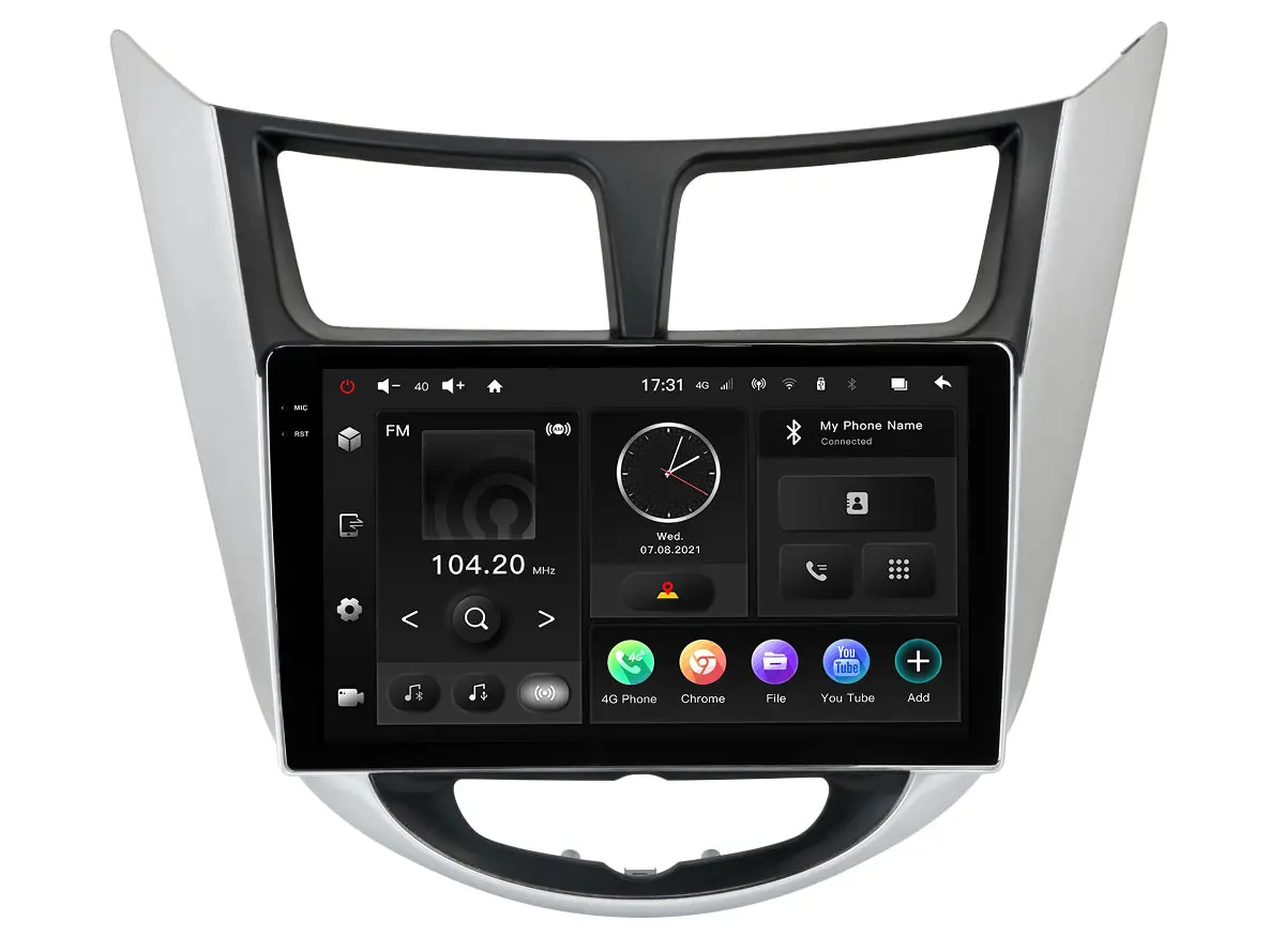 Incar TMX2-2421-3 - штатная магнитола Hyundai Solaris 11-17