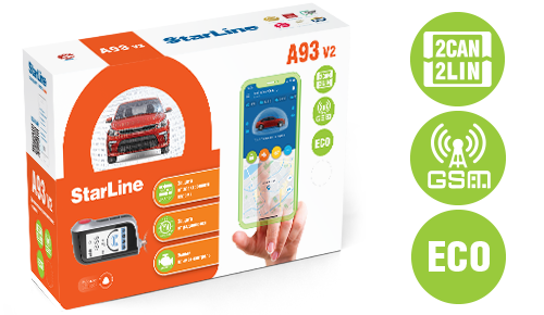 StarLine A93 v2 2CAN+2LIN GSM ECO