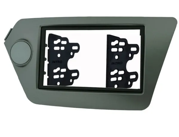 Incar RKIA-N28-G - Переходная рамка KIA Rio 11+ 2din (крепеж) Cерая