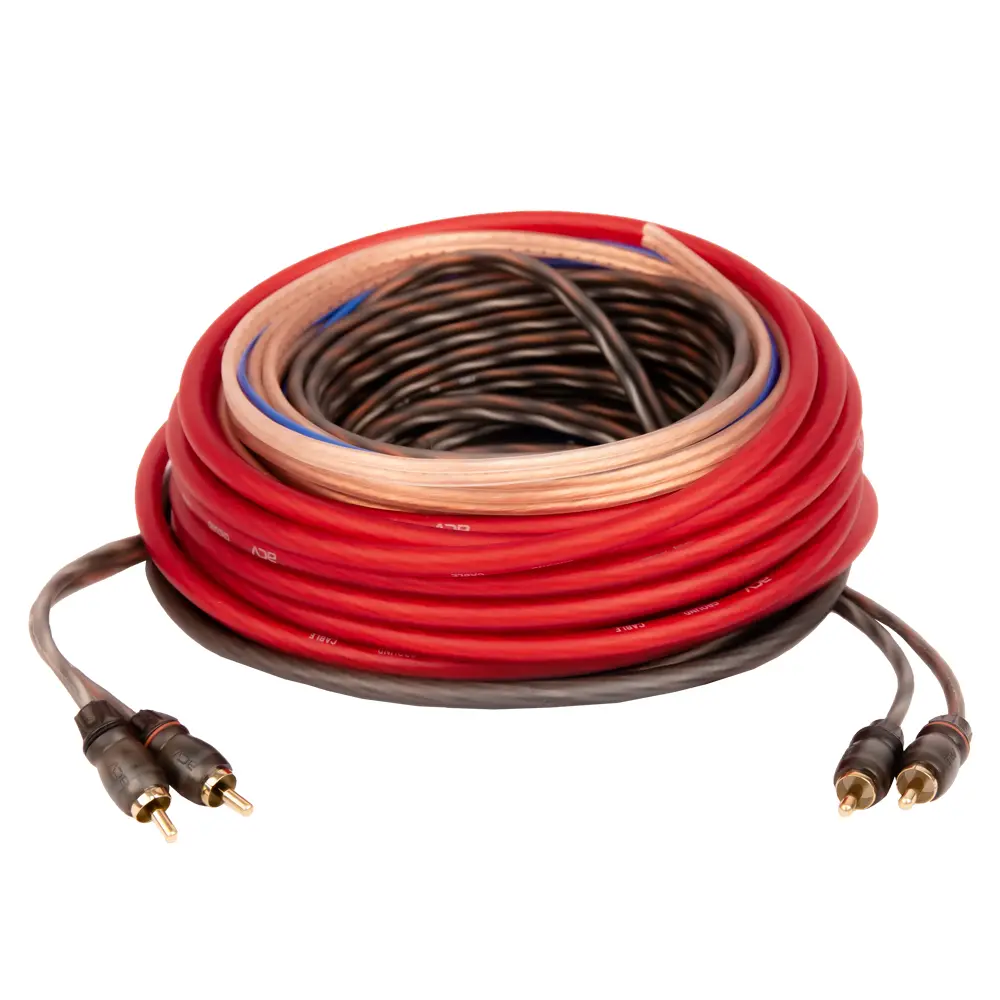 ACV KIT 2.8BR - Комплект проводов (для 2-х кан усил-ля 8AWG/Mini ANL 40A)