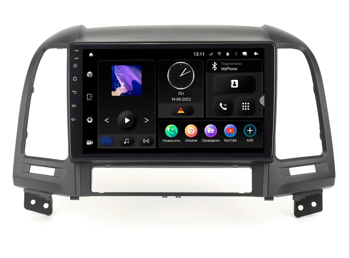 Incar TMX-2408-3 - штатная магнитола Hyundai Santa Fe 06-12