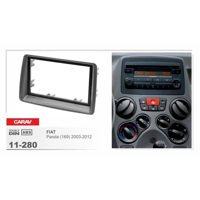 CARAV 11-280 - Fiat Panda (169) 2003-2012 переходная рамка