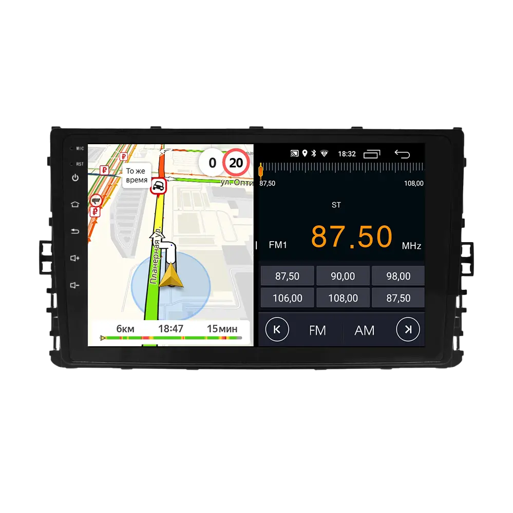 Универсальная штатная магнитола Parafar PF047U2K-Low для Volkswagen (2017+)