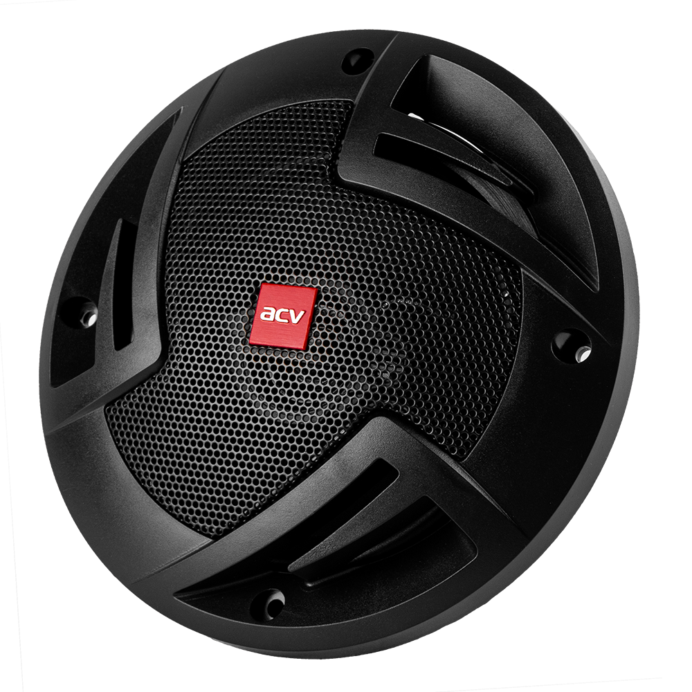 Акустика коаксиальная ACV SP52. 13 см (5 дюйм.), Мощность динамиков 50 Вт (номинальная), 120 Вт (максимальная).