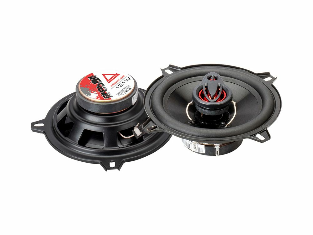 Акустика коаксиальная Aura FIREBALL-522. 13 см (5 дюйм.), Мощность динамиков 61 Вт (номинальная), 121 Вт (максимальная).