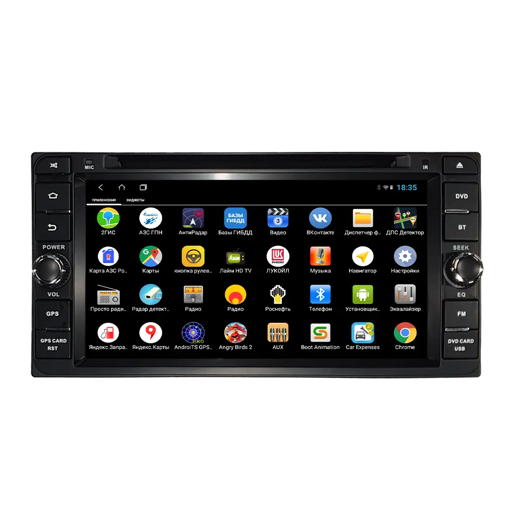 Универсальная штатная магнитола Parafar PF071XHD7 для Toyota