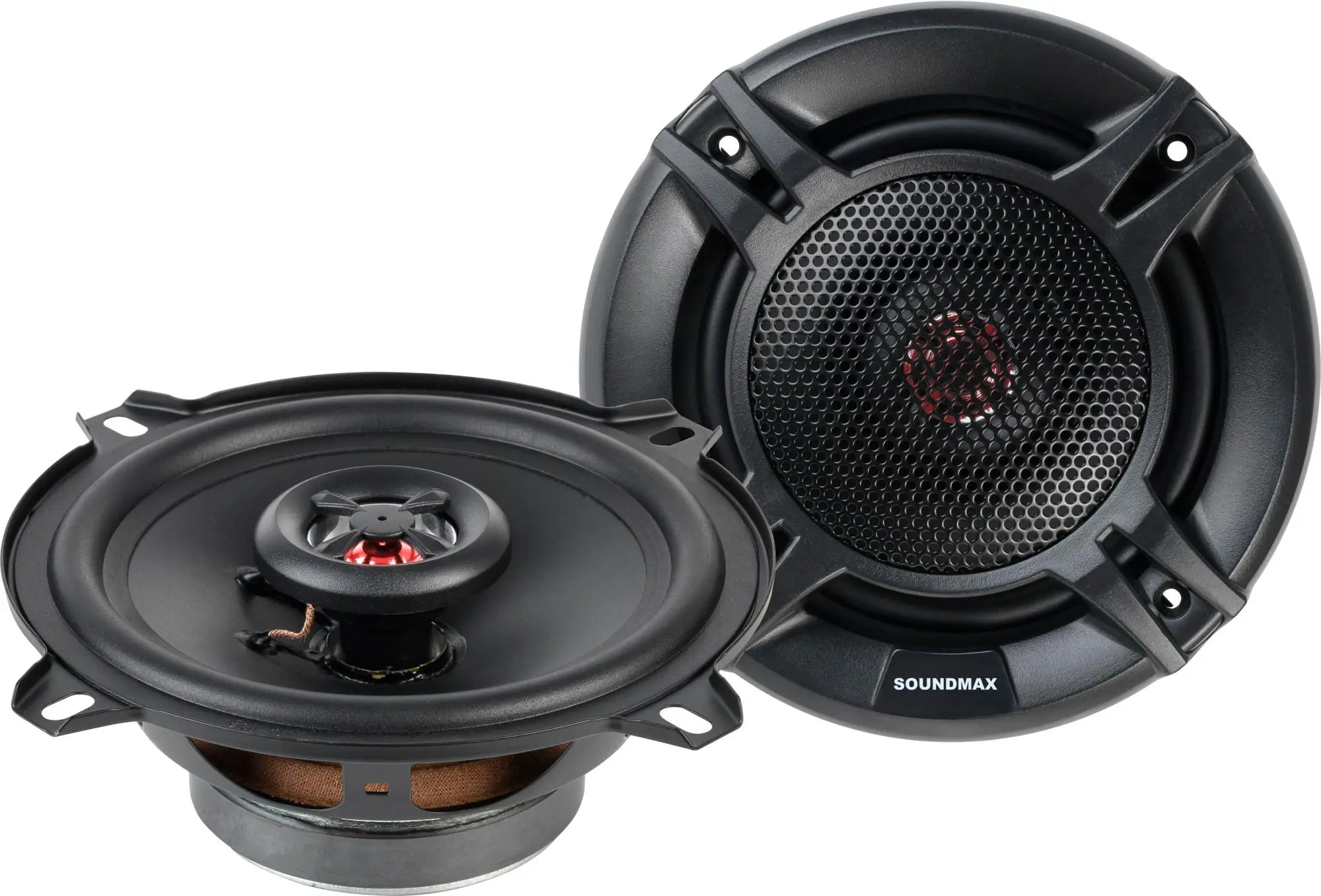 Акустика коаксиальная Soundmax SM-CSI502. 13 см (5 дюйм.), Мощность динамиков 70 Вт (номинальная), 140 Вт (максимальная).