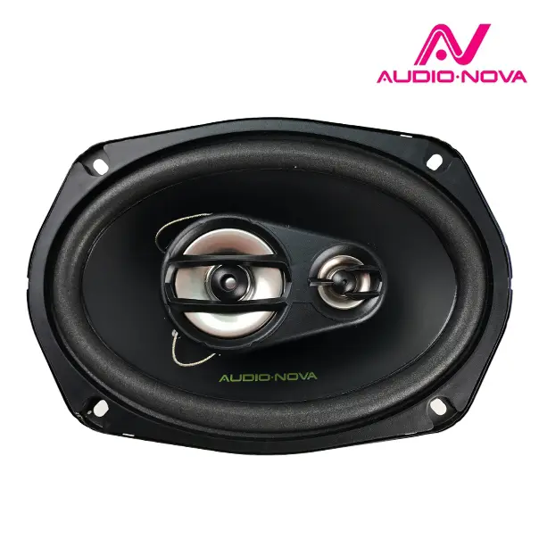 Акустика коаксиальная Audio Nova CS-693F. овальный 15x23 см (6x9 дюйм.), Мощность динамиков 50 Вт (номинальная), 100 Вт (максимальная).