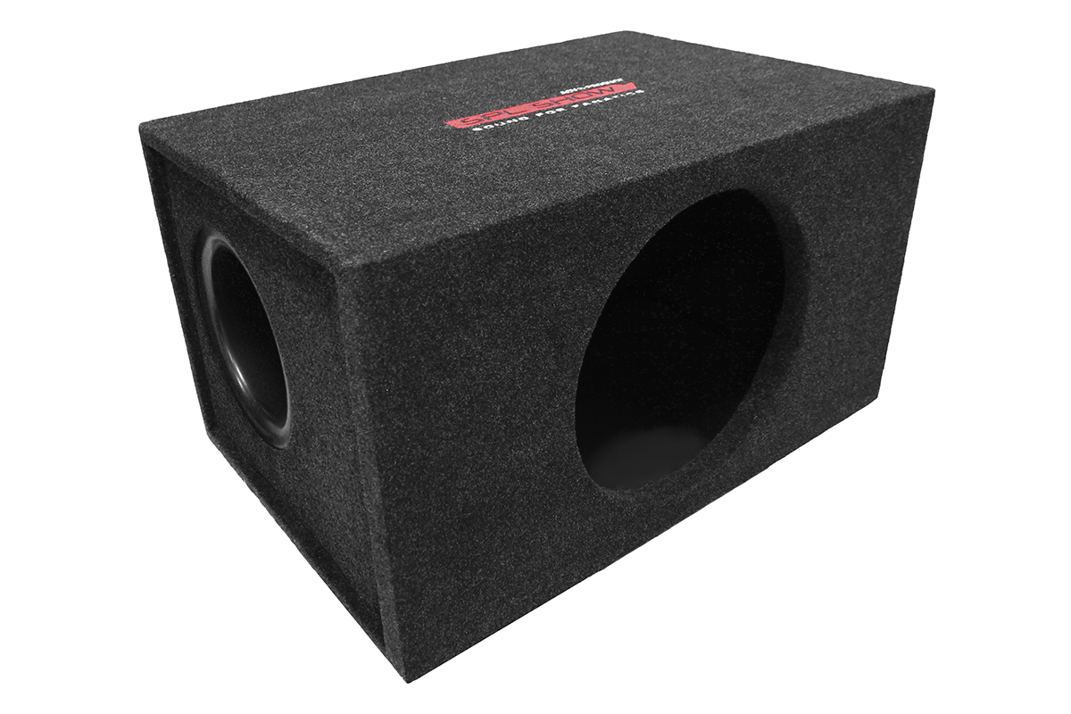 ACV KOR15.123T200F Корпус для сабвуфера 15" (с раскрывом, труба 200 мм. 34Гц, Фанера, 123 л)