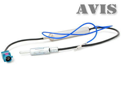 Антенный переходник ISO AVIS AVS01ANT на автомобили AUDI / BMW / CITROEN / FIAT / OPEL / SEAT / SKODA / VOLKSWAGEN WITH FAKRA (Z) SOCKET ACTIVE
