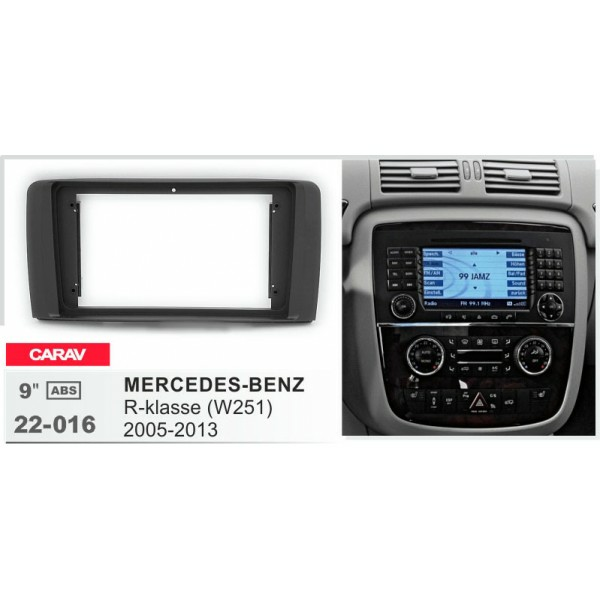 CARAV 22-016 - MERCEDES-BENZ R-klasse (W251) 2005-13 (черный) (9")