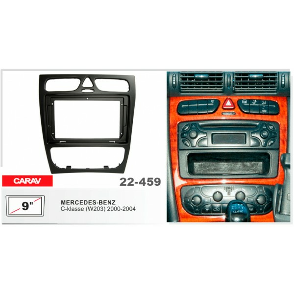 CARAV 22-459 - MERCEDES-BENZ C-klasse (W203); CLK-klasse (W209); Viano, Vito) (9")