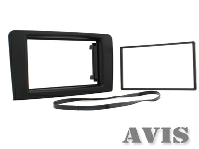 Переходная рамка AVIS AVS500FR для MERCEDES ML- Класс (W164) / GL (X164), 2DIN (#086)