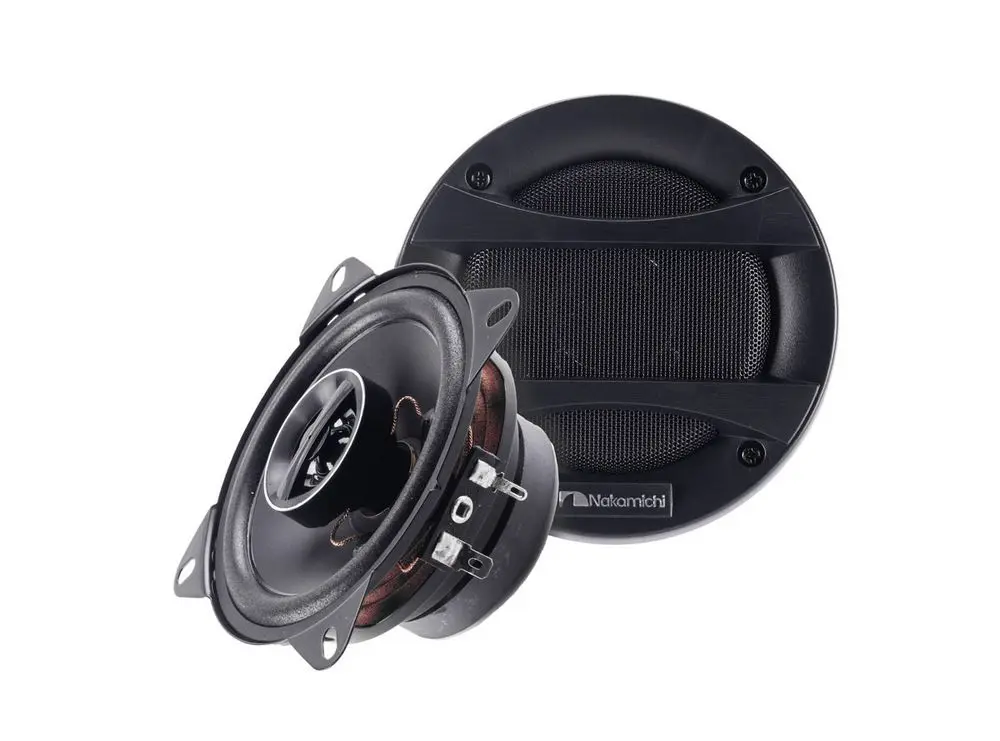 Акустика коаксиальная Nakamichi NSE-1018R. 10 см (4 дюйм.), Мощность динамиков 20 Вт (номинальная), 130 Вт (максимальная).