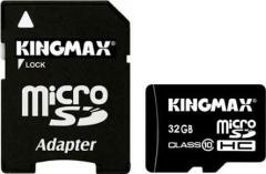 Карта памяти Kingmax microSDHC Class 10 Card 32GB + SD adapter