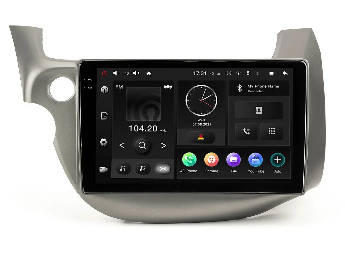 Incar TMX2-3706-3 - штатная магнитола Honda Fit 08-13 левый руль, Auto AC