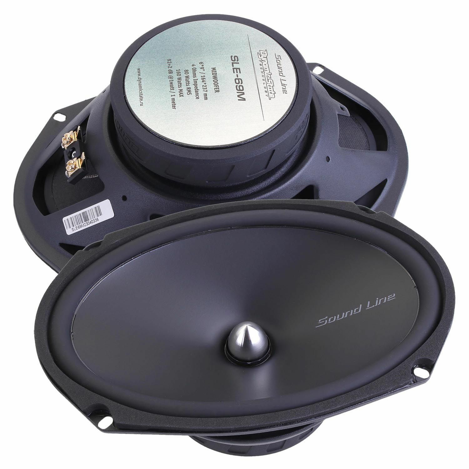 Акустика Среднечастотная АС Dynamic State SLE-69M. овальный 15x23 см (6x9 дюйм.), Мощность динамиков 80 Вт (номинальная), 160 Вт (максимальная).