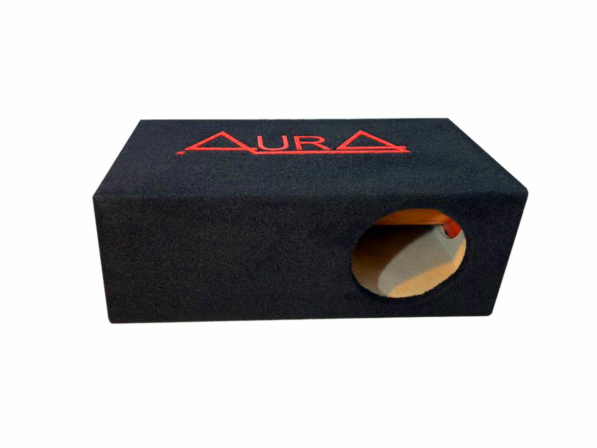 AURA BOX-8-29-T110 - Корпус сабвуфера 8 дюймов (20 см) универсальный МДФ, 29 л, труба 110 мм.