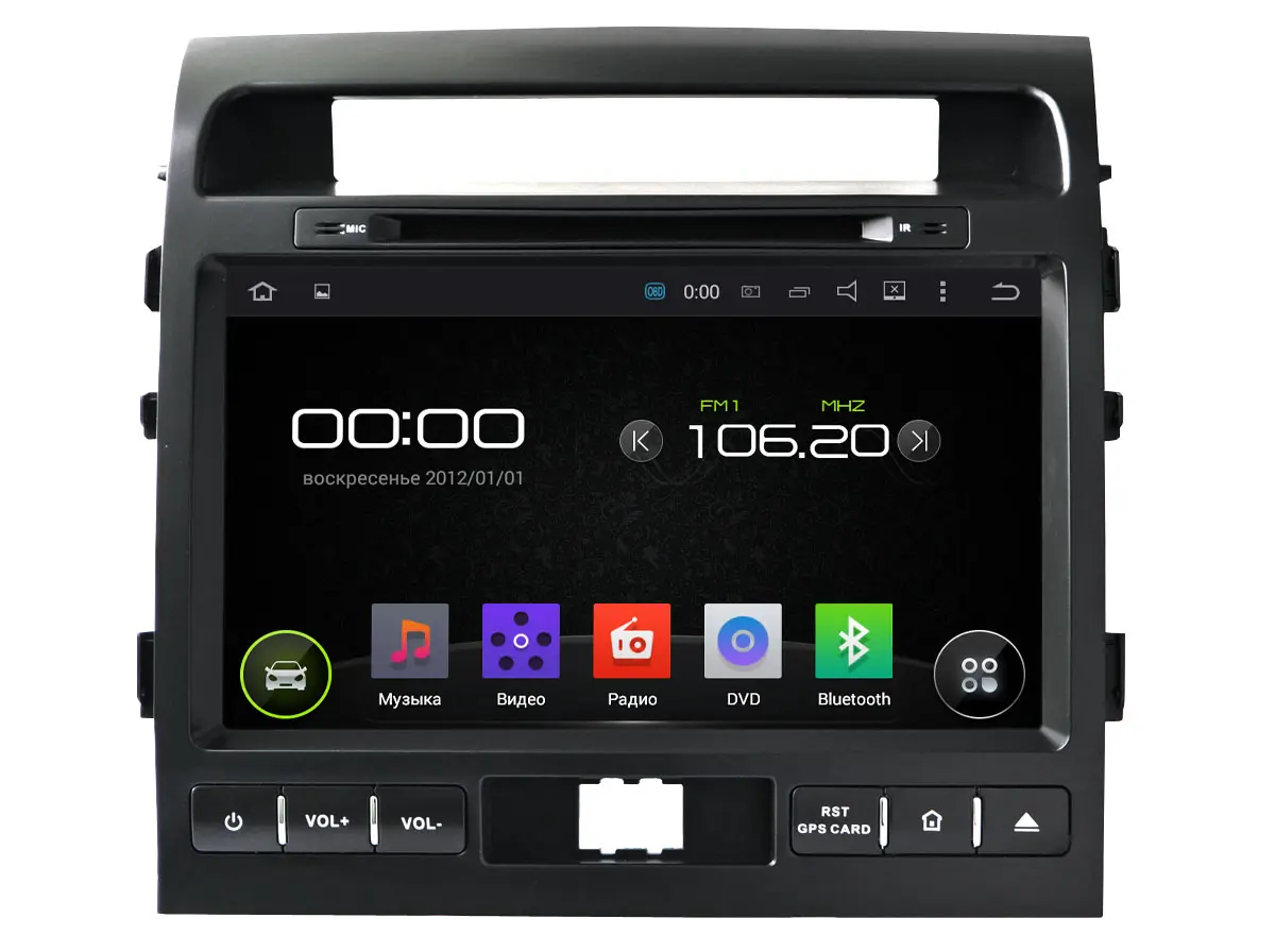 Incar AHR-2280 - штатная магнитола Toyota LC 200 07-15