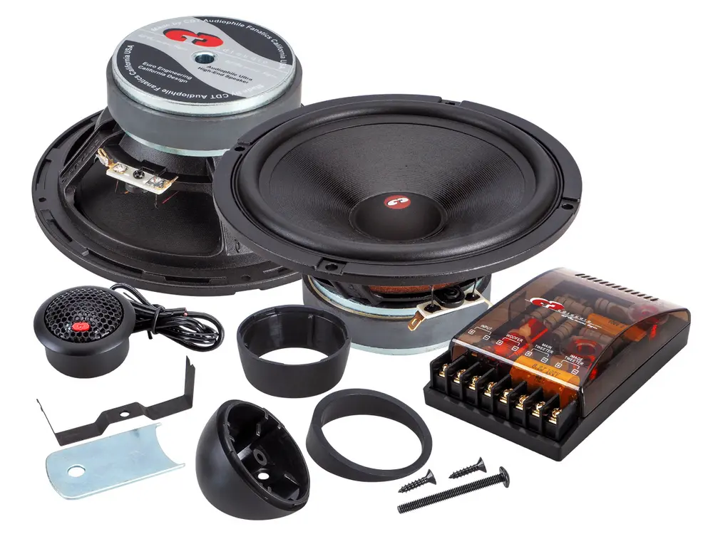 Акустика компонентная CDT Audio HD-625 SD. 16.5 см (6.5 дюйм.), Мощность динамиков 180 Вт (номинальная).