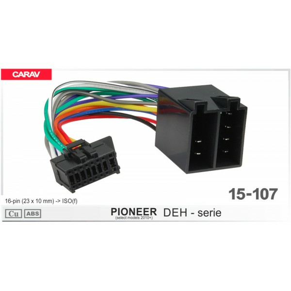CARAV 15-107 - разъём для магнитолы Pioneer (16-pin)