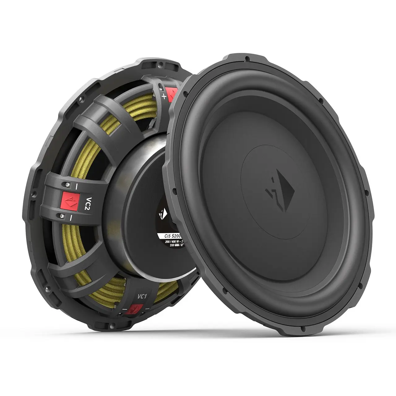 Акустика Мидбас Helix Ci5 S200FM-D2 (2+2 Ом). 20 см (8 дюйм.), Мощность динамиков 200 Вт (номинальная), 400 Вт (максимальная).