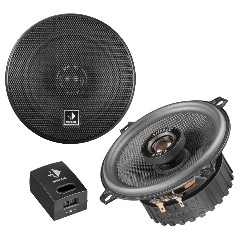 Акустика коаксиальная Helix E 5X Esprit. 13 см (5 дюйм.), Мощность динамиков 40 Вт (номинальная), 120 Вт (максимальная).