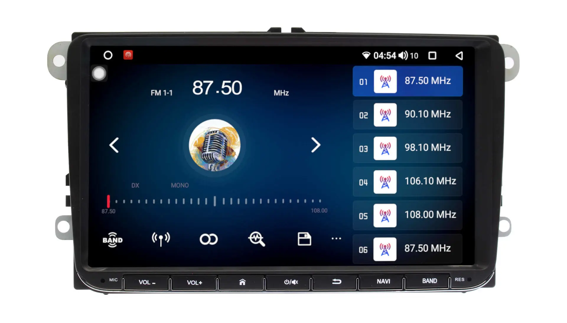 Штатная магнитола Wide Media KS9001-QR для Volkswagen