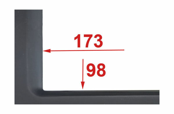 Wide Media - Рамка для установки в Fiat Ducato 2011+, Peugeot Boxer 2011+, Citroen Jumper 2011+ 2 Din