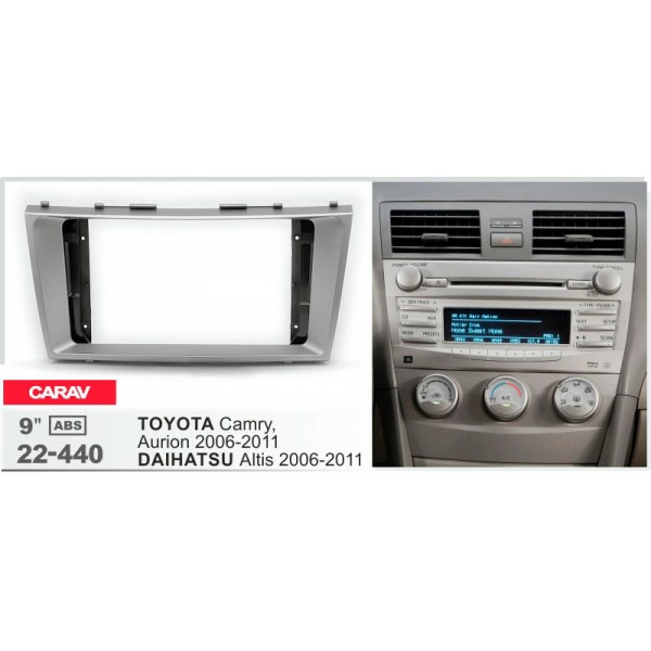 CARAV 22-440 - TOYOTA Camry, Aurion 2006-11 / DAIHATSU Altis 2006-11 (9")