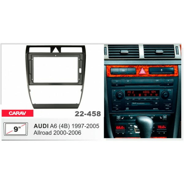 CARAV 22-458 - AUDI A6 (4B) 1997-2005, Allroad 2000-06 (9")