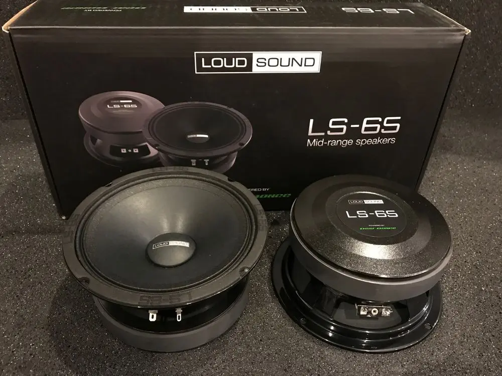 Акустика Среднечастотная АС Loud Sound LS-65 (by Deaf Bonce). 16.5 см (6.5 дюйм.), Мощность динамиков 200 Вт (номинальная), 350 Вт (максимальная).