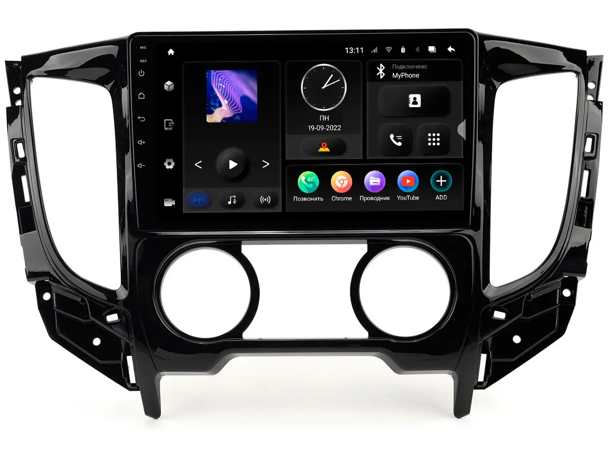 Incar TMX-6112-3 - штатная магнитола Mitsubishi L200 15+ комп-ция с кондиционером