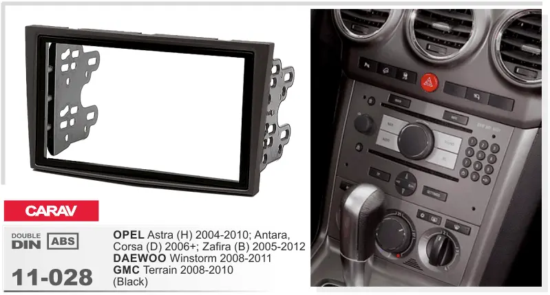 CARAV 11-028 - Opel Corsa D, Zafira B, Astra H