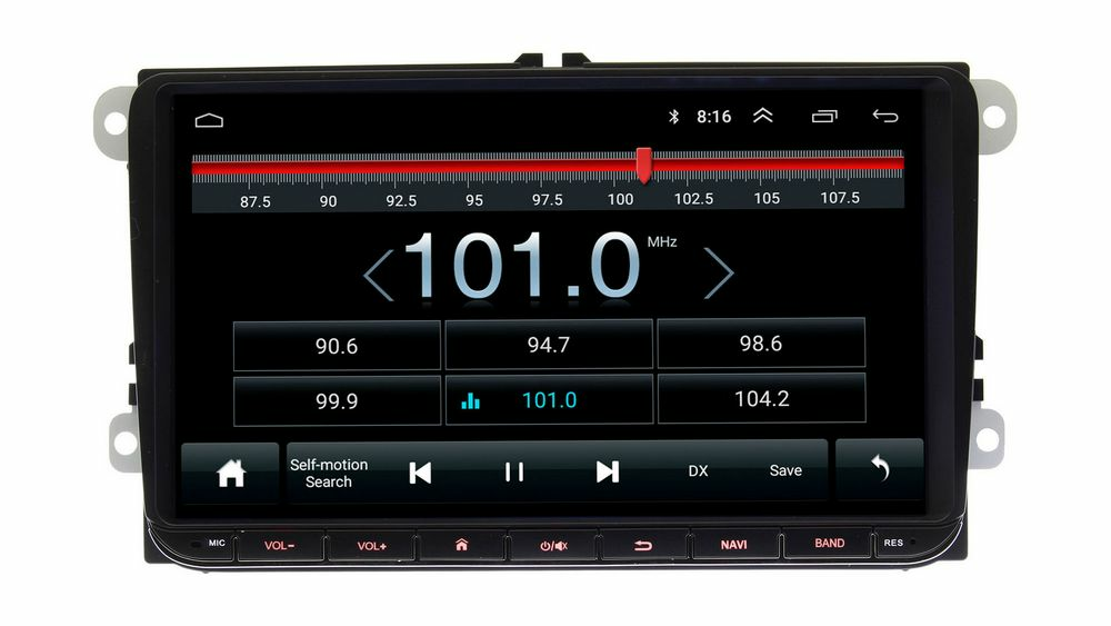 Штатная магнитола VW универсальная Wide Media LC9001-ON-2/32 (Golf 5,6, Tiguan...)