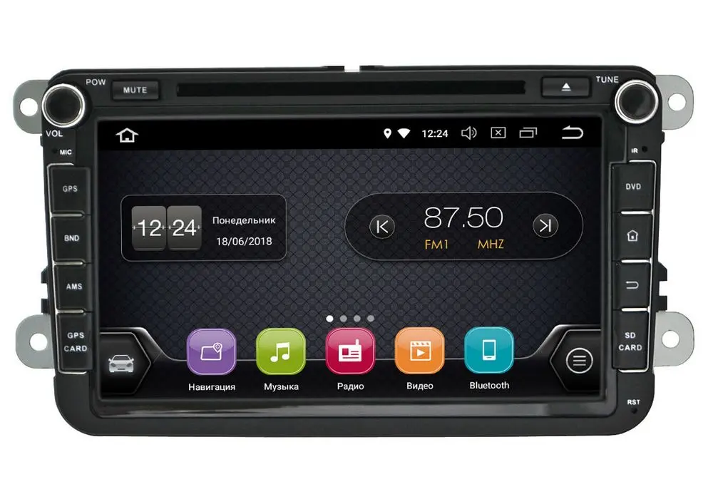 Incar TSA-8642 - Штатная магнитола VW / SKODA (Android 8)