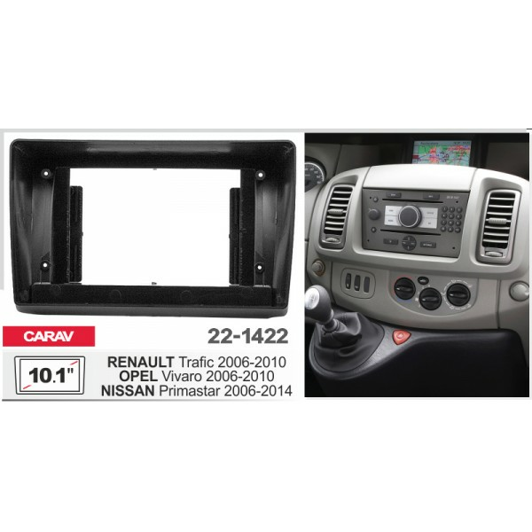 CARAV 22-1422 - RENAULT Trafic 2006-10 / OPEL Vivaro 2006-10 / NISSAN Primastar 2006-14