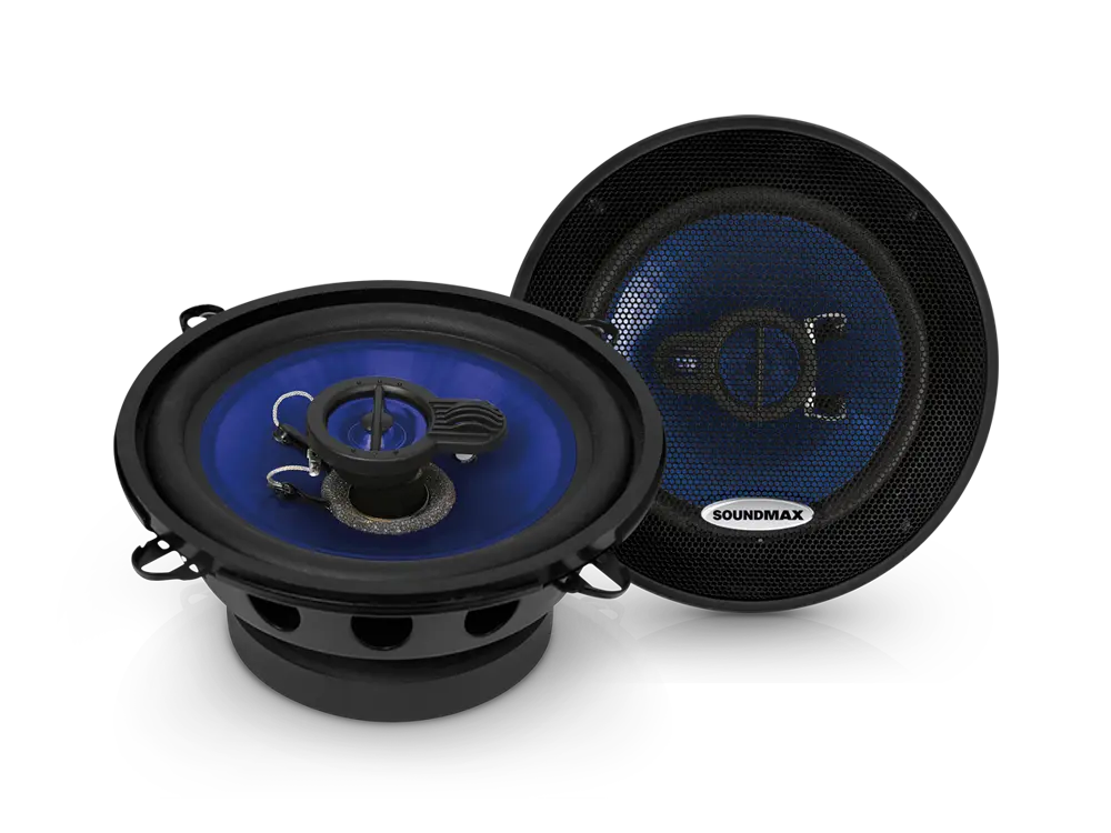 Акустика коаксиальная Soundmax SM-CSE503. 16.5 см (6.5 дюйм.), Мощность динамиков 60 Вт (номинальная), 120 Вт (максимальная).
