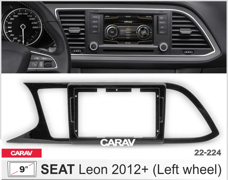CARAV 22-224 - SEAT Leon 2012+ (9")