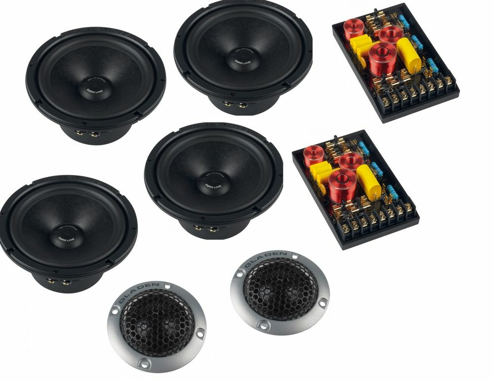 Акустика компонентная Gladen ZERO PRO 165.2 Dual. 16.5 см (6.5 дюйм.), Мощность динамиков 300 Вт (номинальная), 450 Вт (максимальная).