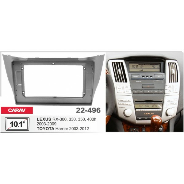CARAV 22-496 - LEXUS RX-300, 330, 350, 400h 2003-2009 (10.1")