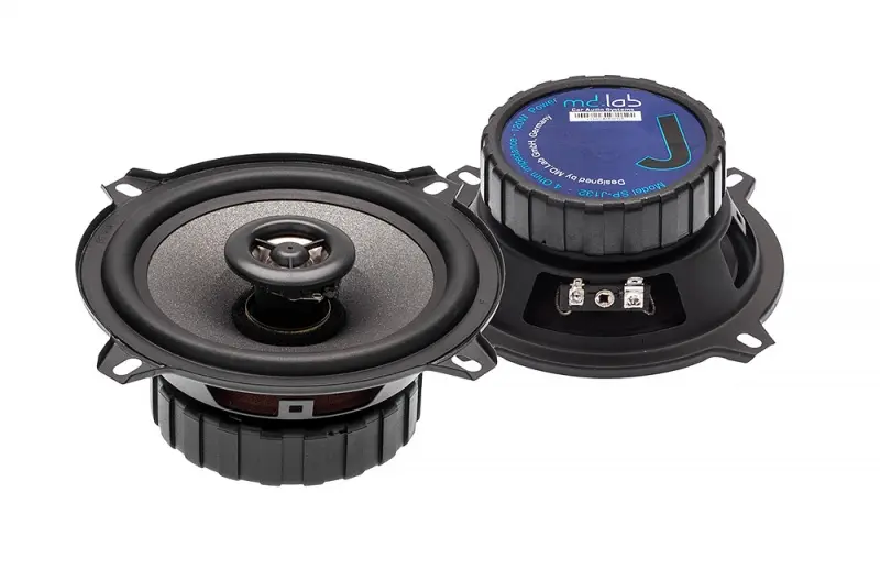 Акустика коаксиальная MD.Lab SP-J132. 13 см (5 дюйм.), Мощность динамиков 60 Вт (номинальная), 120 Вт (максимальная).
